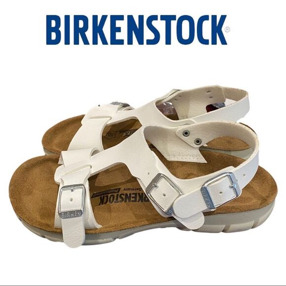 Birkenstock Saragossa White Women's Sandals with Box 36 5 - Picture 2 of 6